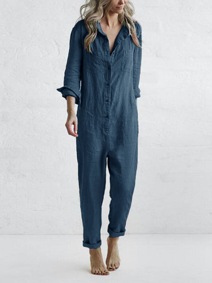 Eleonora | Langärmeliger Jumpsuit