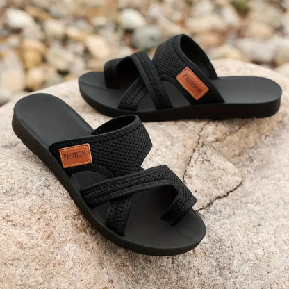 Yvonne™ | Perforierte Netzsandalen